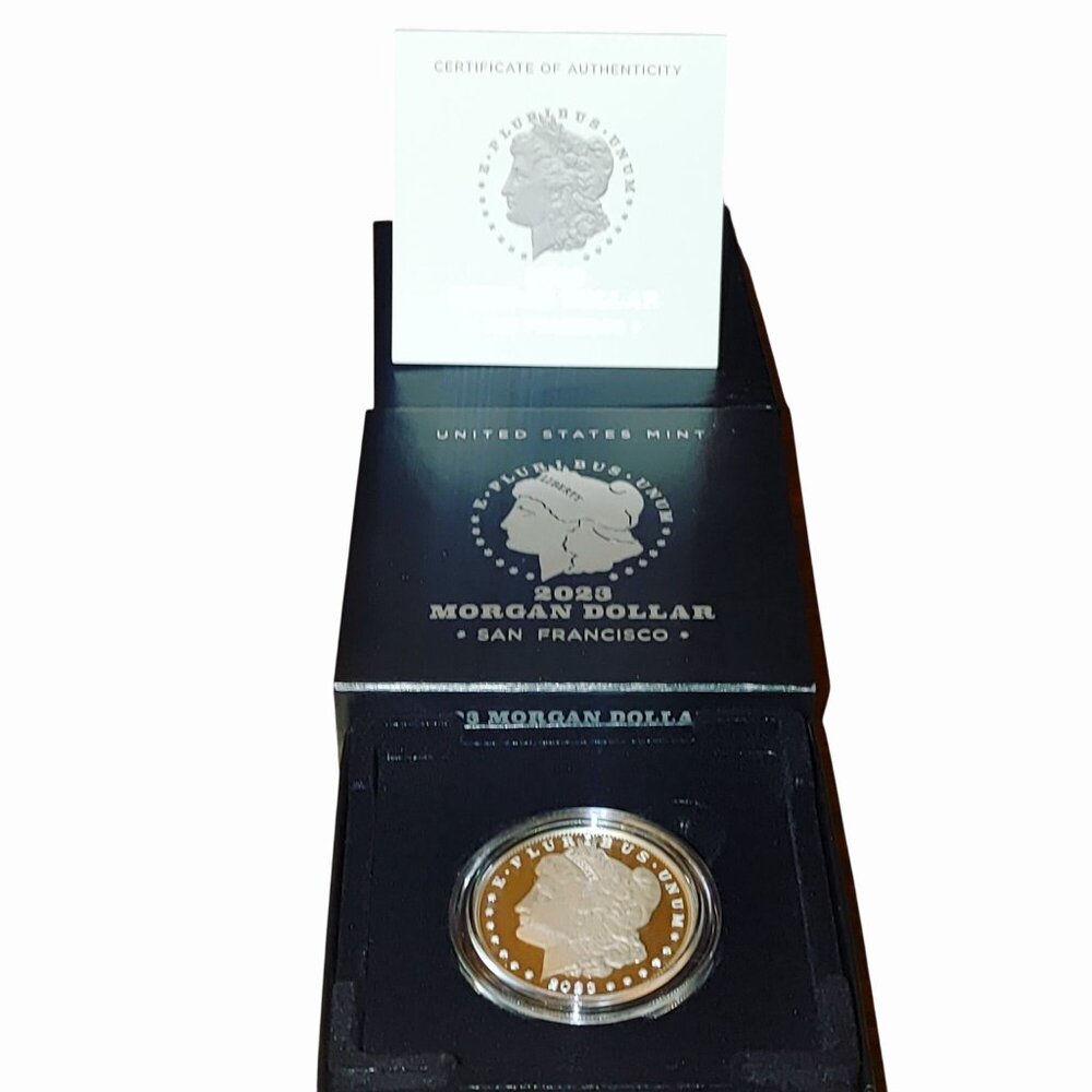 2023 S Morgan Dollar 23XF Silver Proof Coin OGP COA US San Francisco Mint